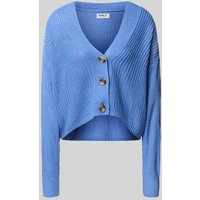 Only Regular Fit Strickjacke mit überschnittenen Schultern MODELL 'CAROL' in Ocean, Größe XL von Only