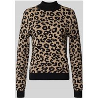 Only Regular Fit Strickpullover Viskose-Mix Modell 'LIBI' in Sand, Größe XL von Only