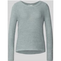 Only Regular Fit Strickpullover aus Grobstrick Modell 'GEENA' in Ocean, Größe M von Only