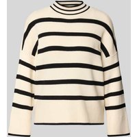 Only Regular Fit Strickpullover aus Viskose-Mix Modell 'LIBI' in Offwhite, Größe XL von Only