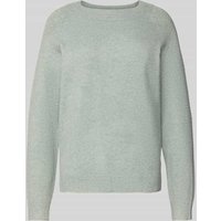 Only Regular Fit Strickpullover mit Raglanärmeln Modell 'RICA' in Schilf, Größe XL von Only