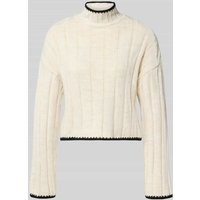 Only Regular Fit Strickpullover mit Turtleneck Modell 'CHICK' in Offwhite, Größe L Only Regular Fit Strickpullover mit Turtleneck Modell 'CHICK' in Offwhite, Größe L von Only