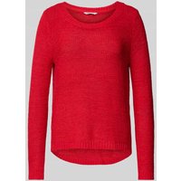 Only Regular Fit Strickpullover mit U-Boot-Ausschnitt Modell 'GEENA' in Rot, Größe S von Only