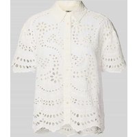 Only Relaxed Fit Bluse aus reiner Baumwolle Modell 'NEW LALISA' in Offwhite, Größe XS von Only