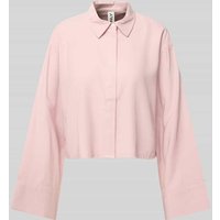 Only Relaxed Fit Hemdbluse aus Viskose-Mix Modell 'LARIS' in Rosa, Größe M von Only