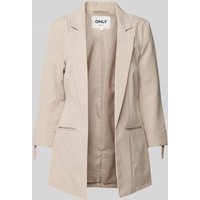 Only Relaxed Fit Longblazer mit dekorativem Perl-Optik-Knopf Modell 'KAYLE-ORLEEN LIFE' in Sand, Größe 34 von Only