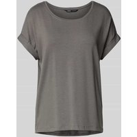Only Relaxed Fit T-Shirt aus Viskose-Mix Modell 'MOSTER' in Hellgrau, Größe S von Only