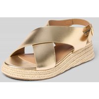 Only Sandalen mit glänzendem Design Modell 'MINERVA' in Gold, Größe 39 von Only
