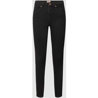 Only Skinny Fit Jeans mit Label-Patch Modell 'POWER' in Black, Größe L/30 von Only