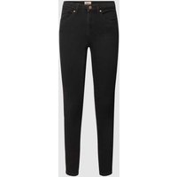 Only Skinny Fit Jeans mit Label-Patch Modell 'POWER' in Black, Größe M/32 von Only