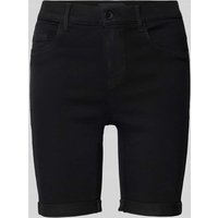 Only Slim Fit Jeansshorts im 5-Pocket-Design Modell 'RAIN LIFE' in Black, Größe XS von Only