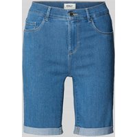 Only Slim Fit Jeansshorts mit fixiertem Umschlag Modell 'RAIN' in Hellblau, Größe XS Only Slim Fit Jeansshorts mit fixiertem Umschlag Modell 'RAIN' in Hellblau, Größe XS von Only