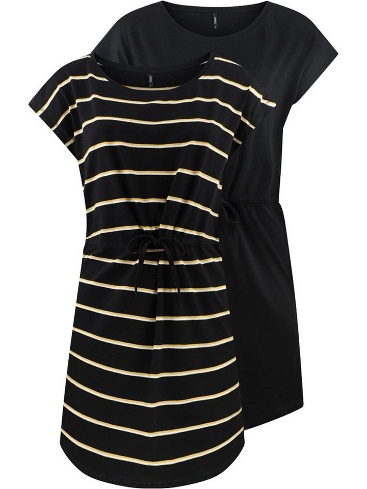 ONLY Sommerkleid Damen Mini Kleid onlMAY S/S Dress A-Linie aus 100% Baumwolle von ONLY
