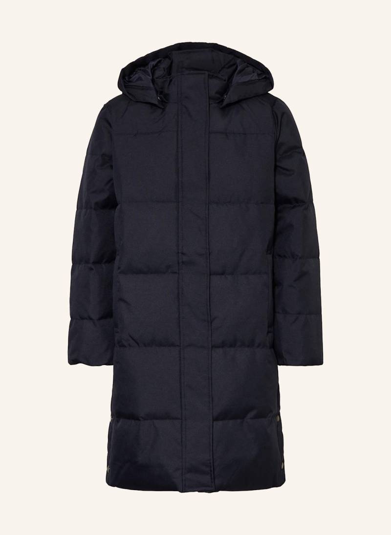 Only Steppmantel Mit Abnehmbarer Kapuze blau von Only