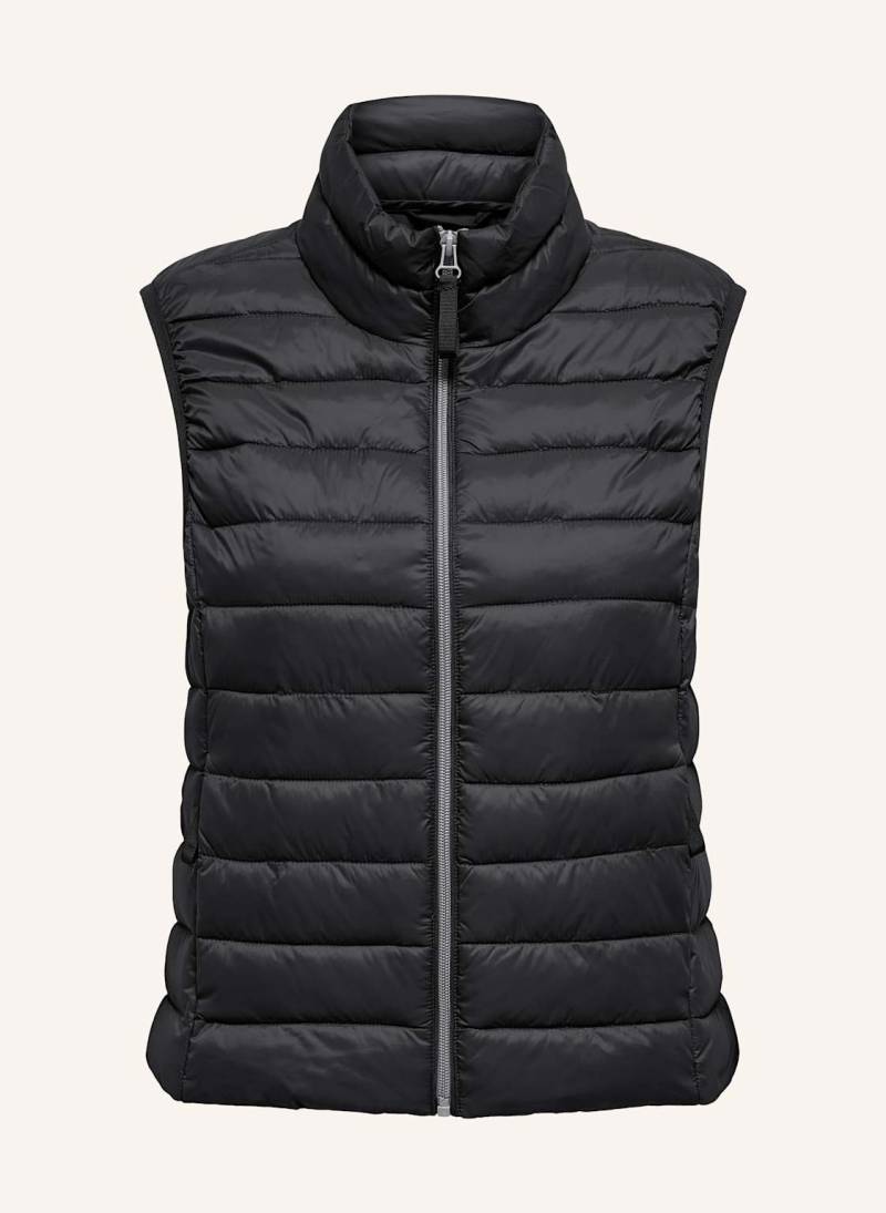 Only Steppweste schwarz von Only