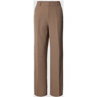 Only Stoffhose mit Bundfalten in Taupe, Größe XS/32 von Only