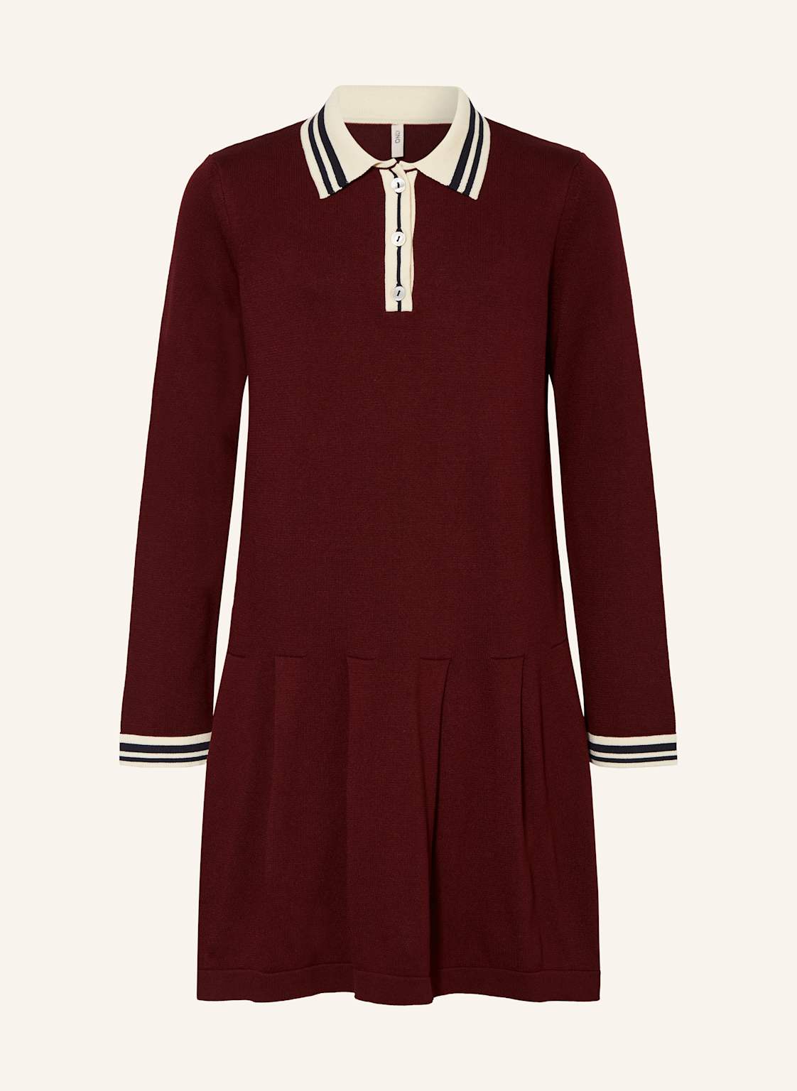 Only Strick-Polokleid rot von Only