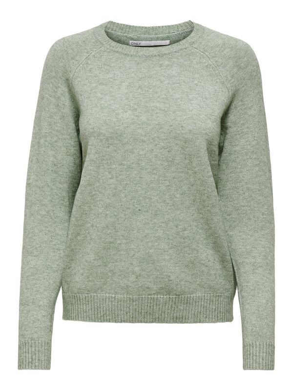Only Strickpullover - ONLLESLY KINGS LIFE L/S KNT NOOS - S - für Damen - Größe S - grün von Only