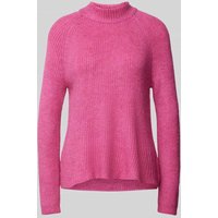 Only Strickpullover mit Mock-Neck Modell 'JADE' in Rot, Größe M von Only