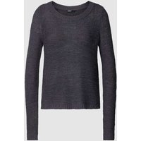 Only Strickpullover mit Rundhalsausschnitt Modell 'GEENA' in Dunkelblau, Größe XL von Only
