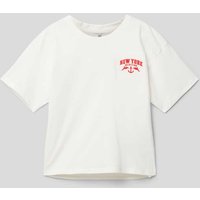 Only T-Shirt mit Motiv-Print Modell 'CRUISE' in Weiss, Größe 158 von Only