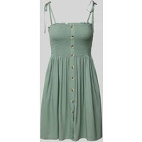 Only Tailliertes Freizeitkleid mit gesmoktem Brustbereich Modell 'NOVA' in Schilf, Größe M von Only