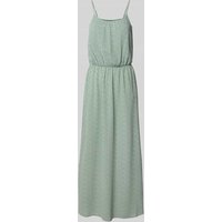 Only Tailliertes Maxikleid mit Allover-Muster Modell 'WINNER' in Schilf, Größe 42 von Only