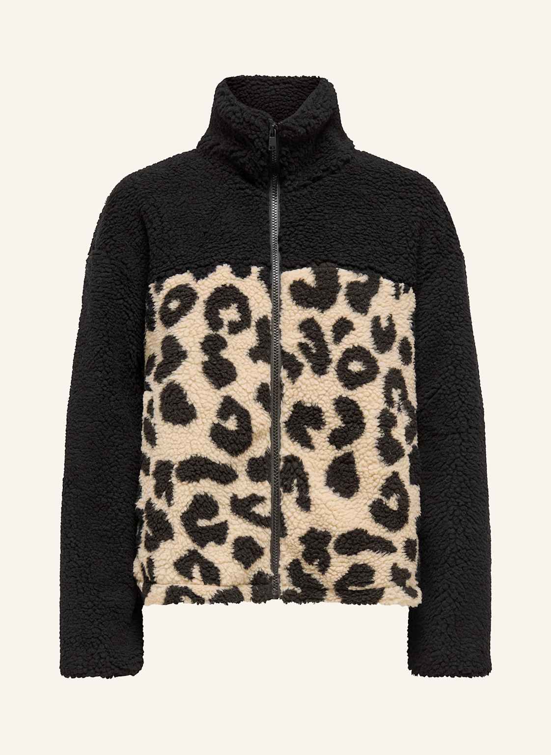 Only Teddyfell-Jacke schwarz von Only