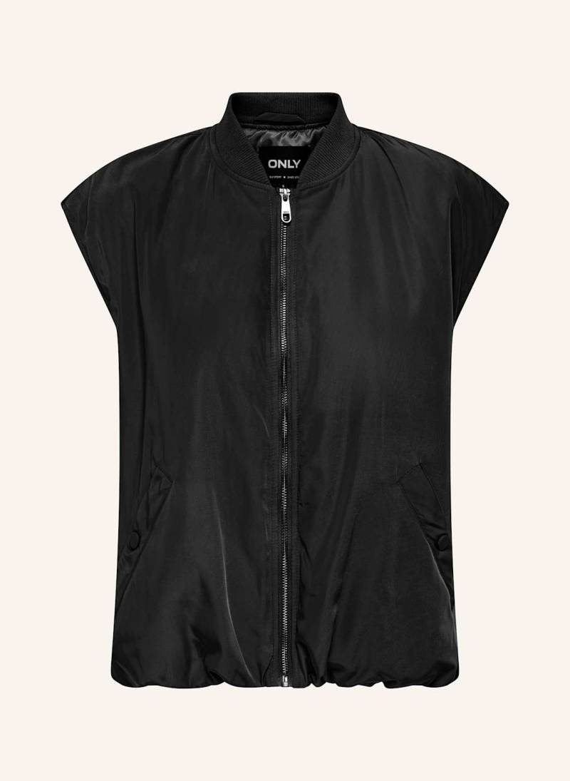 Only Weste schwarz von Only