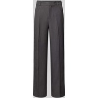 Only Wide Leg Hose mit Viskose-Anteil Modell 'HATTIE-LANA' in Anthrazit Melange, Größe 34 von Only