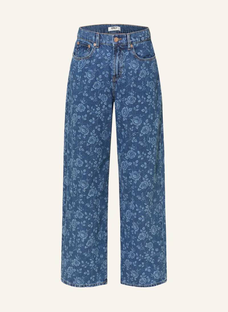 Only Wide Leg Jeans blau von Only