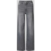 Only Wide Leg Jeans im 5-Pocket-Design Modell 'MADISON' in Mittelgrau, Größe XS/30 von Only