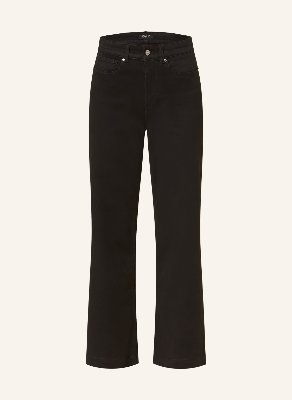Only Wide Leg Jeans schwarz von Only