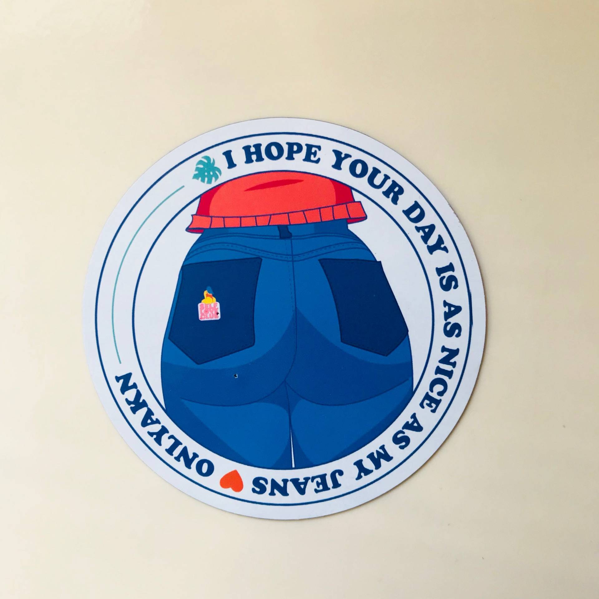 Crystal Bottom „Ich Hoffe, Dein Tag Ist So Schön Wie Meine Jeans" | Magnet Kanada Magnet Restaurant Nba Geschenke Jeans Crystal Bottom „Ich Hoffe, Dein Tag Ist So Schön Wie Meine Jeans" | Magnet Kanada Magnet Restaurant Nba Geschenke Jeans von OnlyAkn