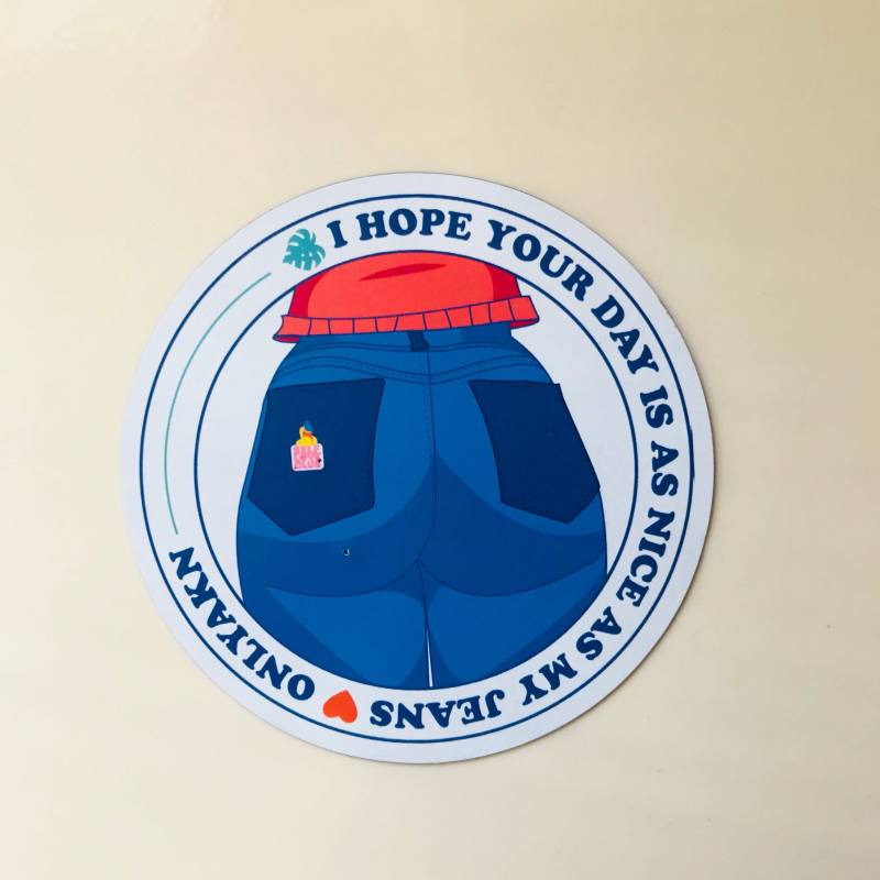 Crystal Bottom „Ich Hoffe, Dein Tag Ist So Schön Wie Meine Jeans" | Magnet Kanada Magnet Restaurant Nba Geschenke Jeans Crystal Bottom „Ich Hoffe, Dein Tag Ist So Schön Wie Meine Jeans" | Magnet Kanada Magnet Restaurant Nba Geschenke Jeans von OnlyAkn
