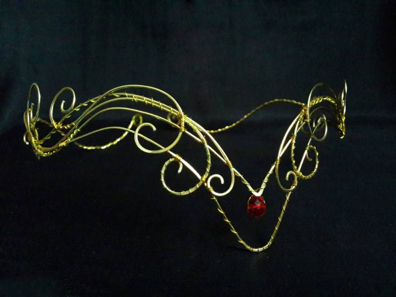 Elfen Kreis, Erwachsene Krone, Tiara, Diadem, Messing Kristallkrone, Mittelalterliche Renaissance-Krone Elfen Kreis, Erwachsene Krone, Tiara, Diadem, Messing Kristallkrone, Mittelalterliche Renaissance-Krone von OnlyForYouDesign