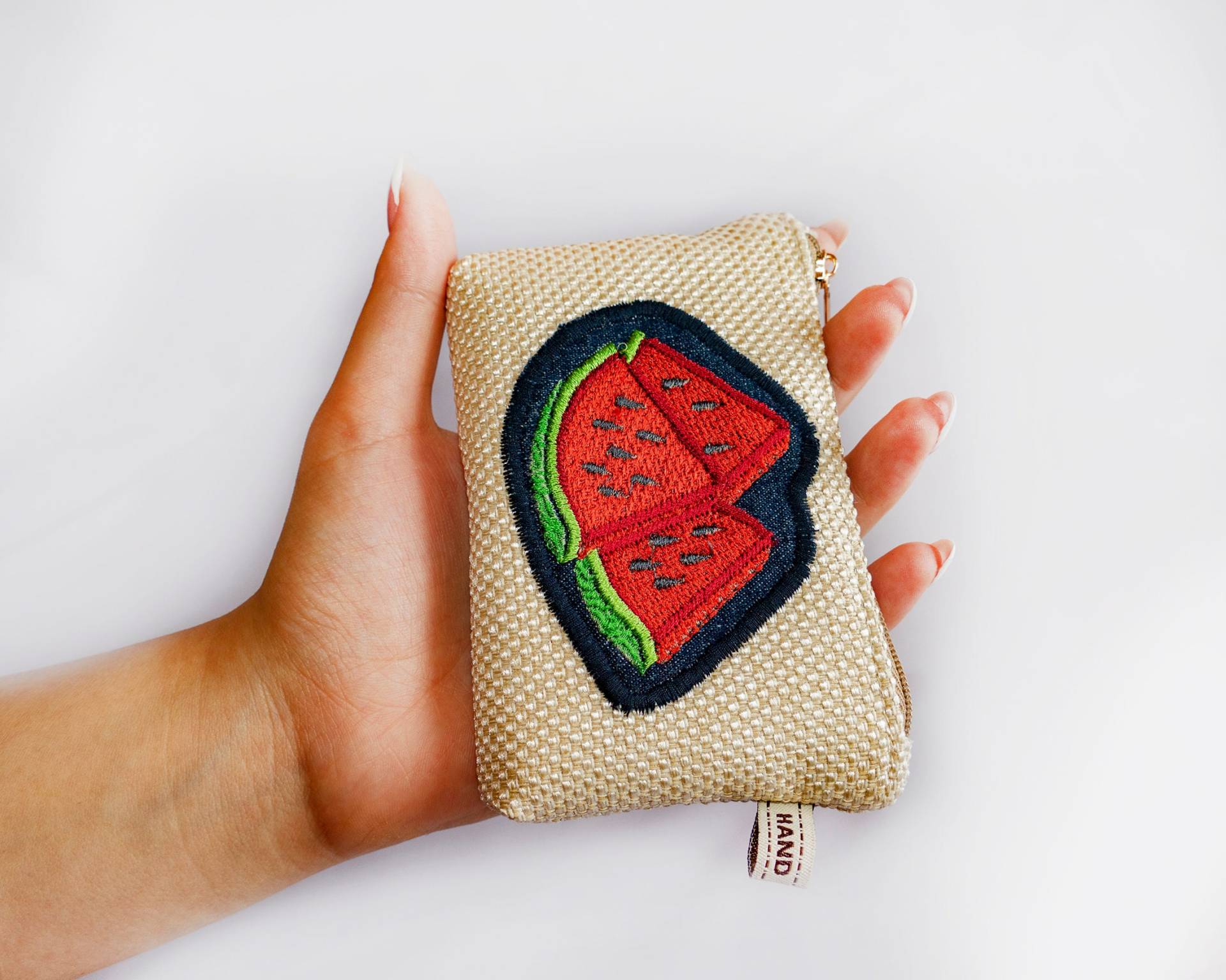 Kleine Reißverschlusstasche, Wassermelonen Geldbörse, Mini Geldbörse von OnlyOneExclusive