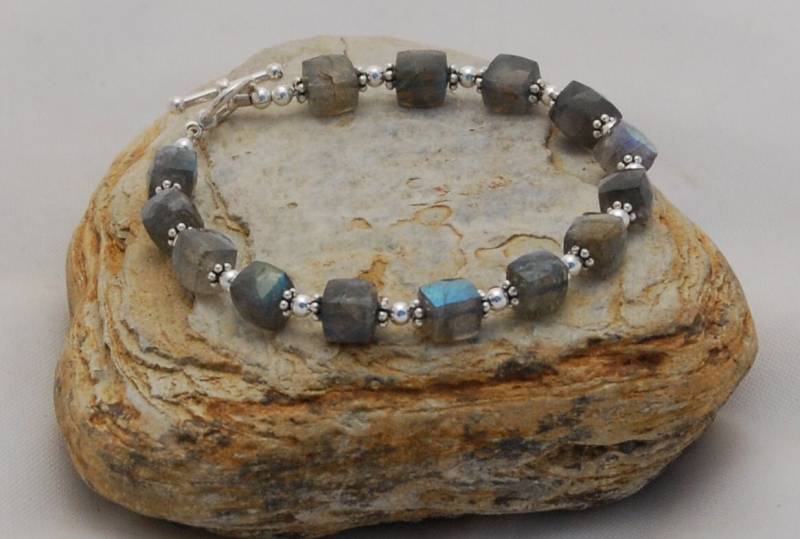 sterling Silber Labradoit Armband Preisreduzierung von OnlyOneJewelryDesign
