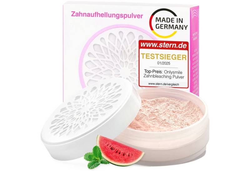 OnlySmile Zahnbleaching-Pulver Zahnaufhellung Pulver - Testsieger - Teeth Whitening Powder, Zahnaufhellung, Bleaching Powder, Aufhellen, weiße Zähne OnlySmile Zahnbleaching-Pulver Zahnaufhellung Pulver - Testsieger - Teeth Whitening Powder, Zahnaufhellung, Bleaching Powder, Aufhellen, weiße Zähne von OnlySmile