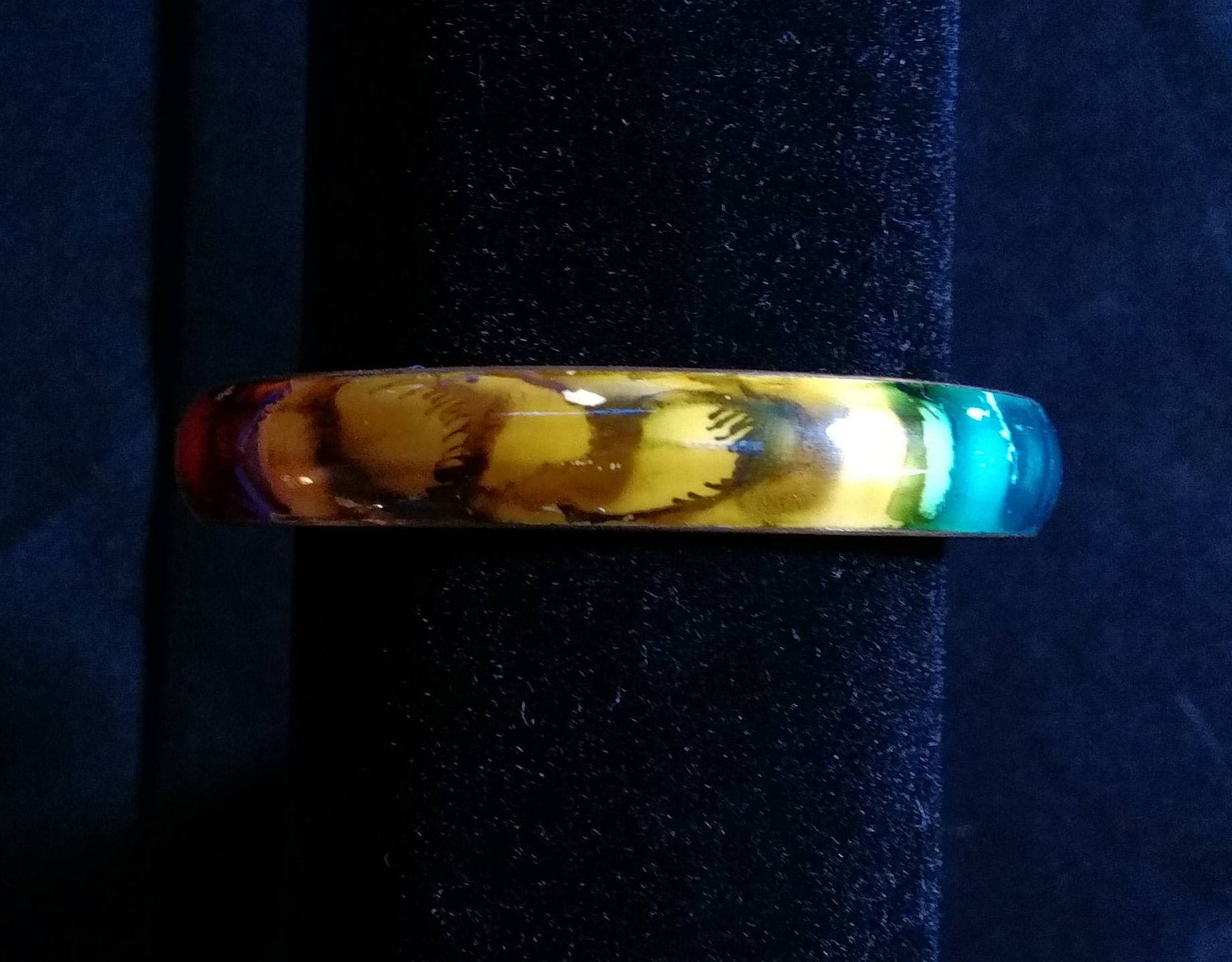 Damen Armreif. Bunter Armreif .vintage Bracelet.vintage Schmuck.multi-Color-Armband von OnlyStoneJewelry