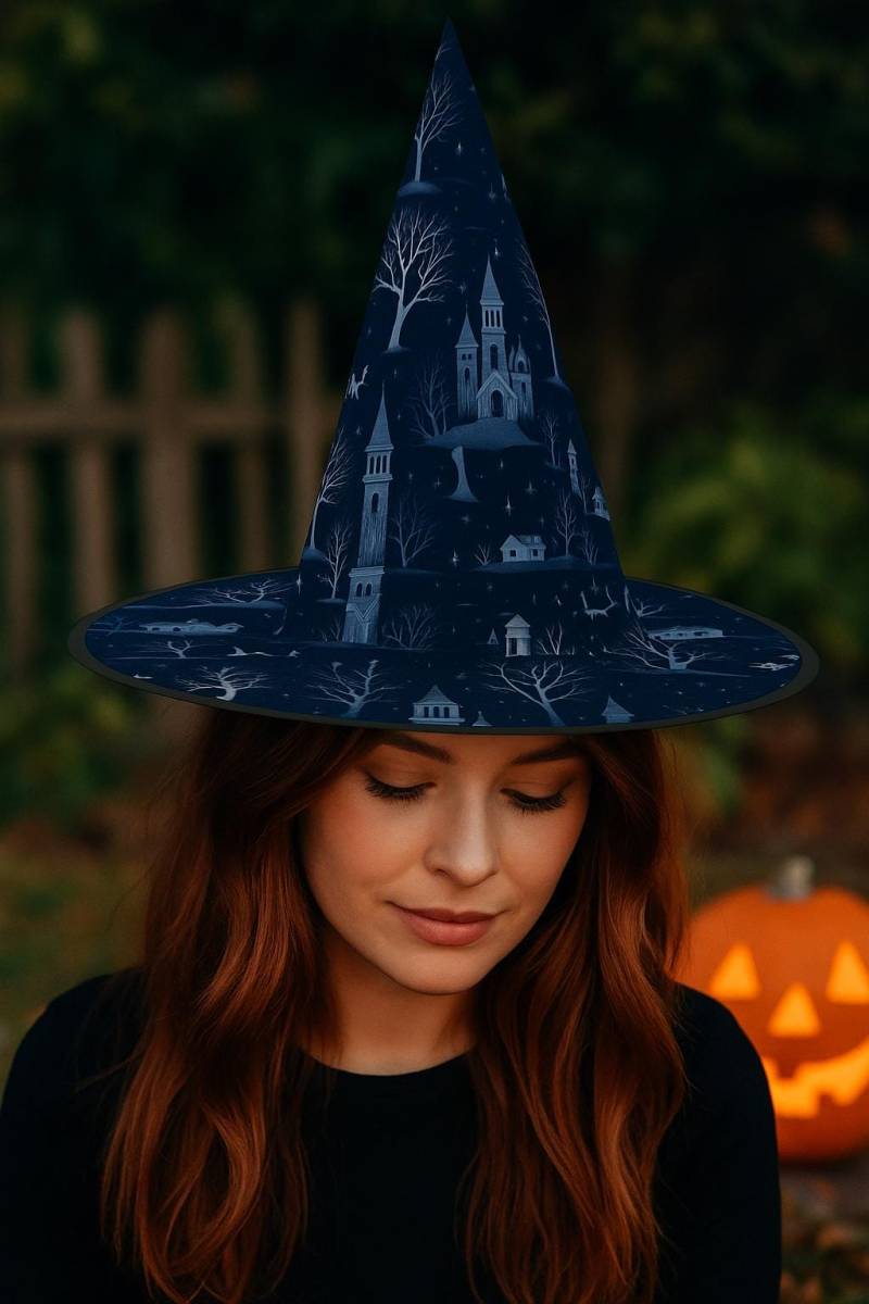 Midnight Castle Hexenhut Halloween Kostüm Cosplay Accessoire von SeraphinaWear