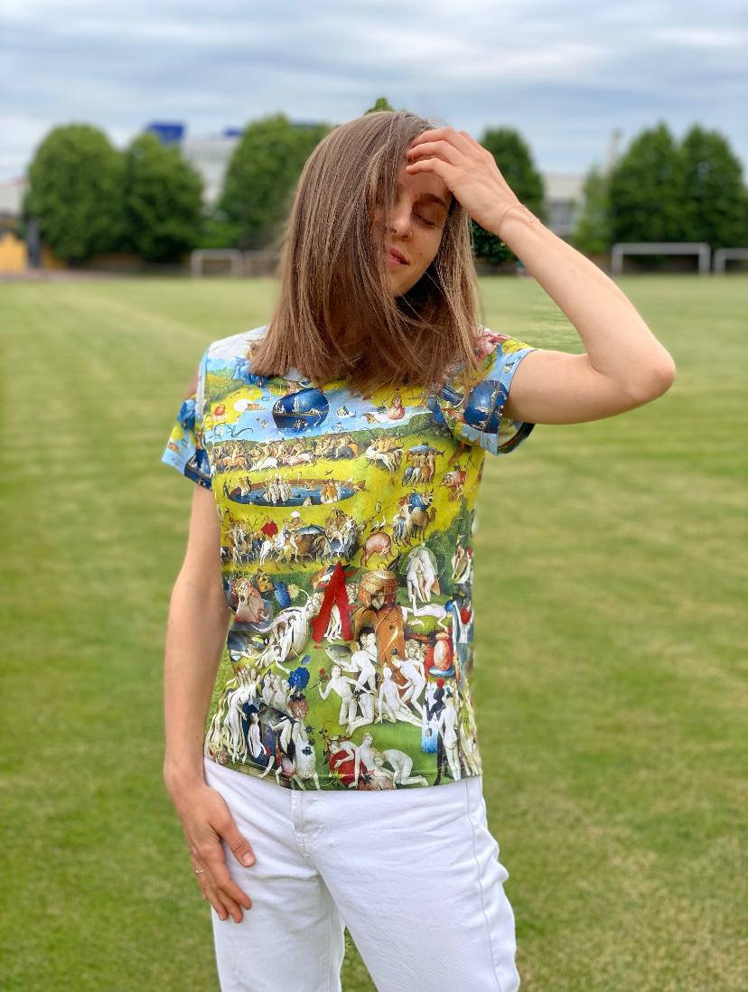 Bosch T-Shirt Mit Volldruck Des Gemäldes "The Garden Of Earthly Delights", Für Frauen Und Männer, Geburtstagsgeschenk Sie von OnmeClothing