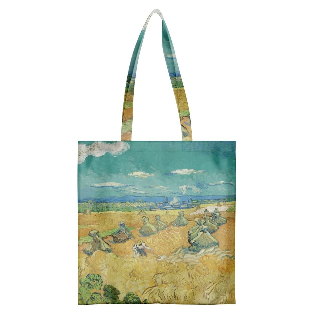 Einkaufstasche Mit Van Gogh Gemälde „Weizenfelder Sensenmann", Öko-Einkaufstasche, Geschenkideen Von Onme von OnmeClothing