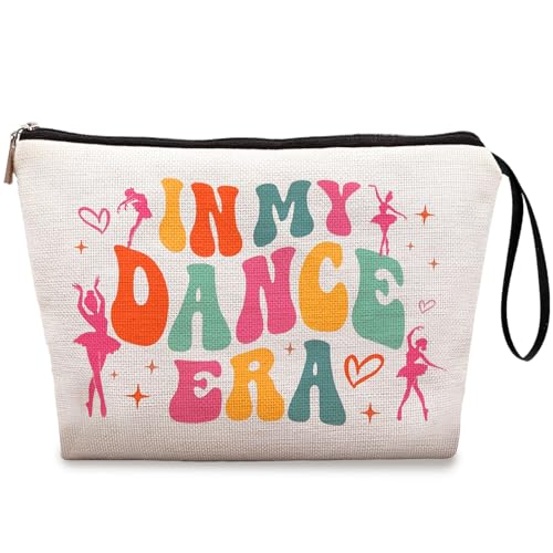Tanz-Make-up-Tasche, Tanzgeschenke für Mädchen, Gymnastikliebhaber, Geschenk, kleine Kosmetiktasche mit Handschlaufe, Make-up-Tasche, Tanzlehrer, Geschenke für sie, Freunde, Tochter Tanz-Make-up-Tasche, Tanzgeschenke für Mädchen, Gymnastikliebhaber, Geschenk, kleine Kosmetiktasche mit Handschlaufe, Make-up-Tasche, Tanzlehrer, Geschenke für sie, Freunde, Tochter von Onperpoe