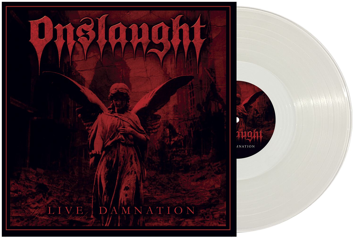 Onslaught Live Damnation LP klar von Onslaught