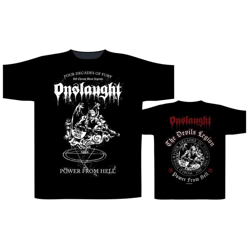 Onslaught Power from hell T-Shirt schwarz in XXL Onslaught Power from hell T-Shirt schwarz in XXL von Onslaught