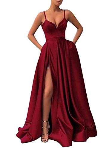 Onsoyours Abendkleid Basic Chiffon Spitzen Ärmellos Brautjungfernkleider Bodenlang Cocktailkleid D Rot S Onsoyours Abendkleid Basic Chiffon Spitzen Ärmellos Brautjungfernkleider Bodenlang Cocktailkleid D Rot S von Onsoyours