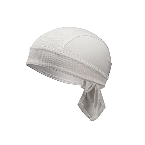 Onsoyours Bandana Cap Sommermütze Bandana Kopftuch Atmungsaktive Fahrrad Kopfbedeckung Hut Mens Womens Atmungsaktive Stirnband A Grau Einheitsgröße von Onsoyours