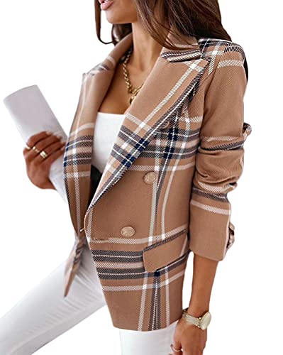 Onsoyours Blazer Damen Sakko Elegant Langarm Tie Dye Bedruckte Jacke Slim Fit Revers Geschäft Büro Jacke Kurz Mantel Leicht Anzugjacke Blazerjacke Khaki 1 M Onsoyours Blazer Damen Sakko Elegant Langarm Tie Dye Bedruckte Jacke Slim Fit Revers Geschäft Büro Jacke Kurz Mantel Leicht Anzugjacke Blazerjacke Khaki 1 M von Onsoyours