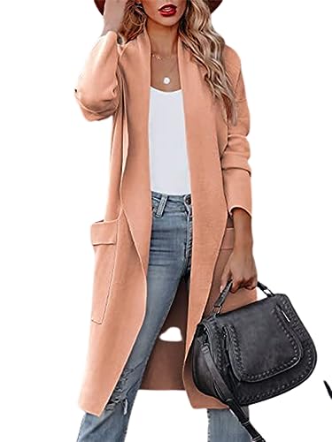 Onsoyours Cardigan Damen Lang Cardigan Strickjacke Langarm Strickmantel Strickpullover Herbst Winter Outwear mit Kapuze C Orange L Onsoyours Cardigan Damen Lang Cardigan Strickjacke Langarm Strickmantel Strickpullover Herbst Winter Outwear mit Kapuze C Orange L von Onsoyours